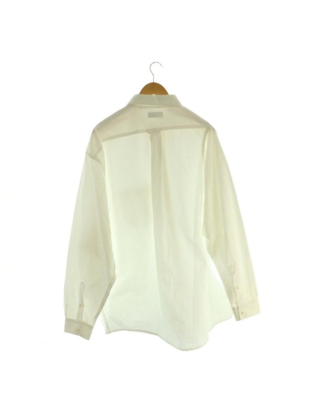 Balenciaga Unifit Overshirt Long Sleeve M White - Picture 2 of 7